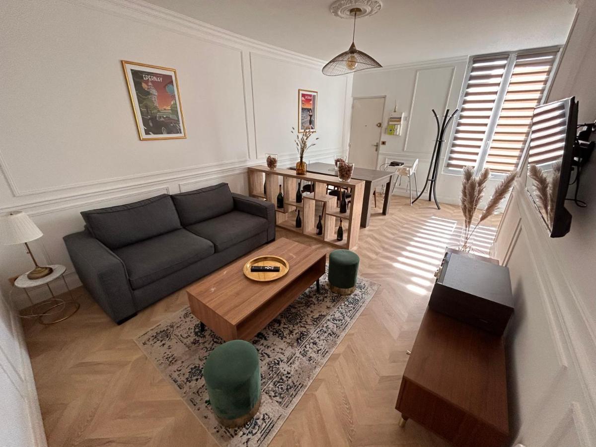 Ferienwohnung Bulle De Champagne : Petit Cocon En Plein Centre Épernay Exterior foto